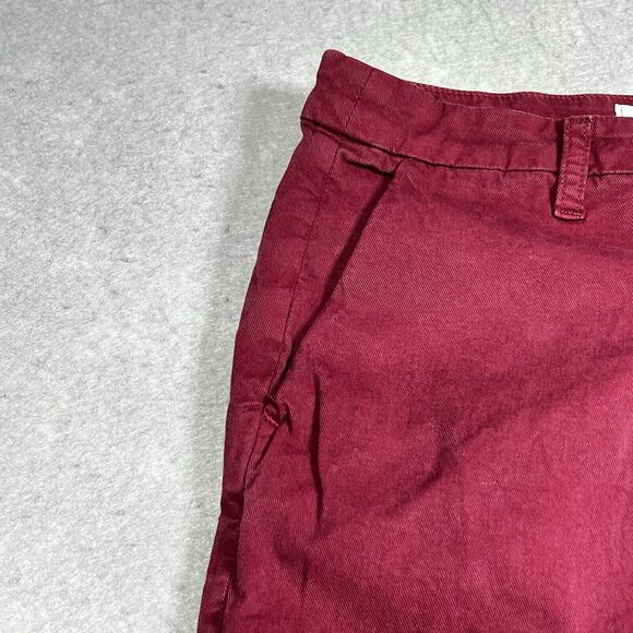 Frank & Eileen Pants Size 0 Wicklow Italian Performance Chino Stretch Raw Hem - Picture 3 of 12